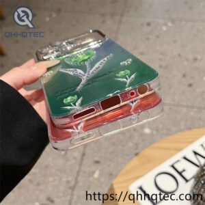 wholesale 3d crystal tulip case for iphone fundas de lujo tulipanes mayoreo