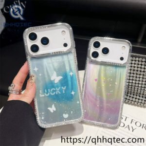 wholesale gradient sliding case for iphone models | funda con tapa cámara