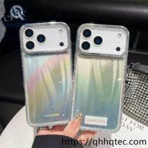 wholesale gradient sliding case for iphone models | funda con tapa cámara