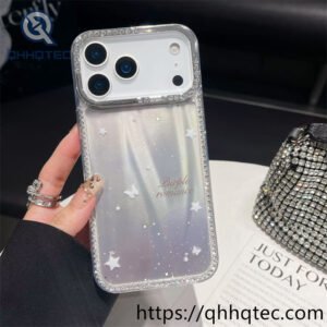 wholesale gradient sliding case for iphone models | funda con tapa cámara