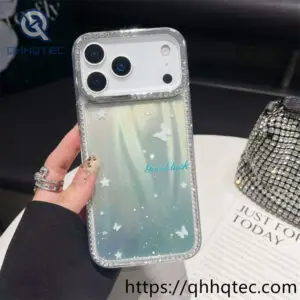 wholesale gradient sliding case for iphone models | funda con tapa cámara