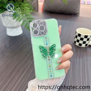 wholesale glitter butterfly case for iphone models | funda mariposa