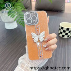wholesale glitter butterfly case for iphone models | funda mariposa