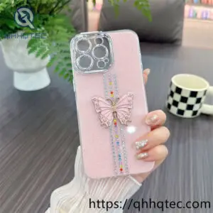 wholesale glitter butterfly case for iphone models | funda mariposa