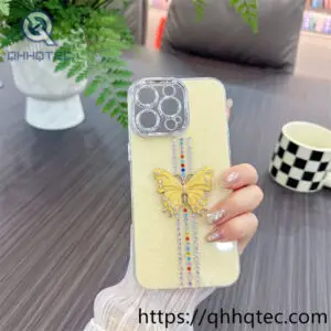 wholesale glitter butterfly case for iphone models | funda mariposa