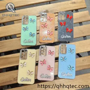Wholesale 3D Butterfly Glitter Case for iPhone Models | Funda Brillante Mayorista