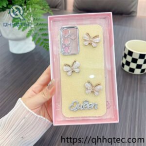 wholesale 3d butterfly glitter case for iphone models | funda brillante mayorista
