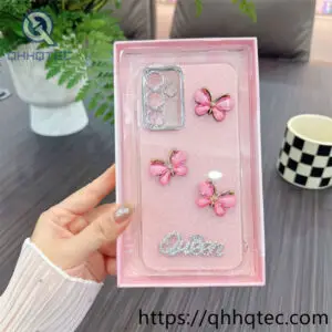 wholesale 3d butterfly glitter case for iphone models | funda brillante mayorista