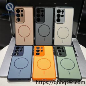 funda MagSafe para iPhone,carcasa magnética para celular,funda con imán para iPhone,accesorios para celular mayorista