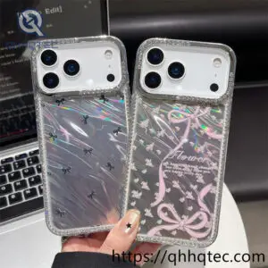 Wholesale Bow Pattern Glossy Case for iPhone Models | Funda con Lazo Mayorista