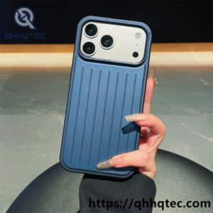 wholesale luggage texture ribbed case for iphone 17 18 funda estilo maleta antideslizante