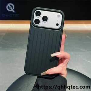 wholesale luggage texture ribbed case for iphone 17 18 funda estilo maleta antideslizante