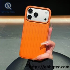 wholesale luggage texture ribbed case for iphone 17 18 funda estilo maleta antideslizante