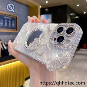Wholesale Kitty Mirror IMD Case for iPhone 18 Pro Max | Funda con Espejo