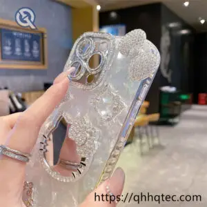 wholesale kitty mirror imd case for iphone 18 pro max | funda con espejo