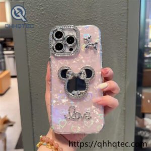 wholesale love mirror imd case for iphone 18 pro max | funda love
