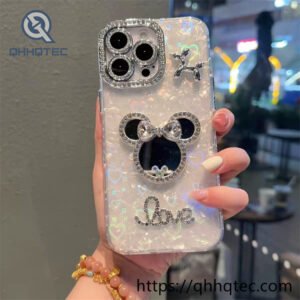 wholesale love mirror imd case for iphone 18 pro max | funda love