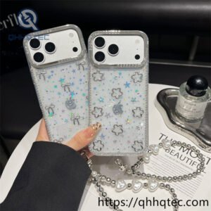 wholesale star pearl chain case for iphone 18 pro max | funda con cadena