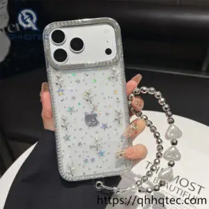 wholesale star pearl chain case for iphone 18 pro max | funda con cadena