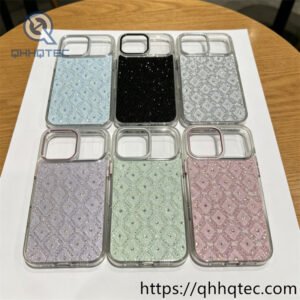 Wholesale Rhinestone Diamond Magnetic Case for iPhone 17 18 Funda Cristal Luxury LATAM