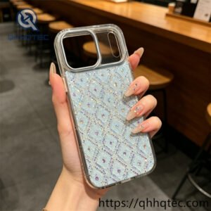 Wholesale Rhinestone Diamond Magnetic Case for iPhone 17 18 Funda Cristal Luxury LATAM