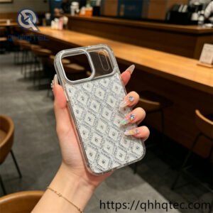 Wholesale Rhinestone Diamond Magnetic Case for iPhone 17 18 Funda Cristal Luxury LATAM