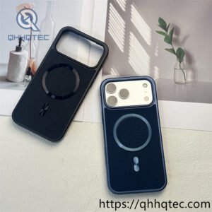 wholesale matte glitter magnetic case for iphone 17 18 funda brillo minimal latam