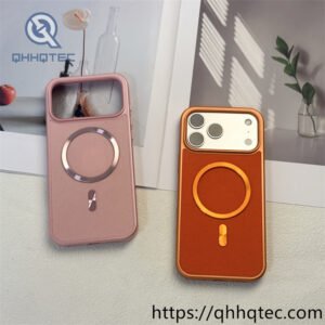 wholesale matte glitter magnetic case for iphone 17 18 funda brillo minimal latam