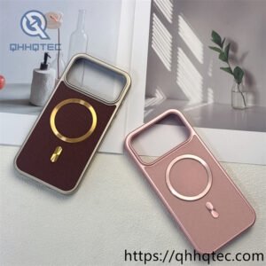 wholesale matte glitter magnetic case for iphone 17 18 funda brillo minimal latam