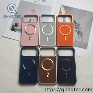 wholesale matte glitter magnetic case for iphone 17 18 funda brillo minimal latam