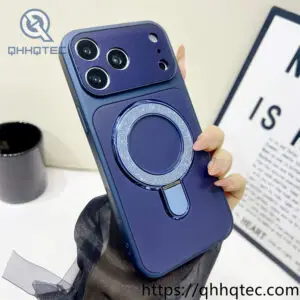 wholesale crystal magnetic stand case for iphone 17/18 pro max | funda soporte