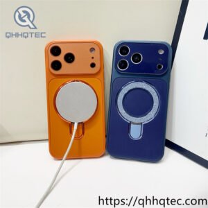 wholesale crystal magnetic stand case for iphone 17/18 pro max | funda soporte
