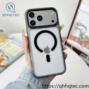 wholesale clear magnetic case for iphone 17 pro/18 pro max | funda transparente
