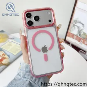 wholesale clear magnetic case for iphone 17 pro/18 pro max | funda transparente