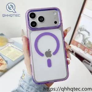 wholesale clear magnetic case for iphone 17 pro/18 pro max | funda transparente