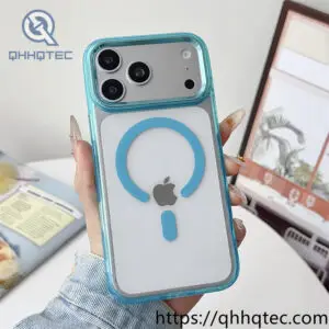 wholesale clear magnetic case for iphone 17 pro/18 pro max | funda transparente