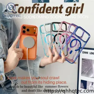 wholesale clear magnetic case for iphone 17 pro/18 pro max | funda transparente