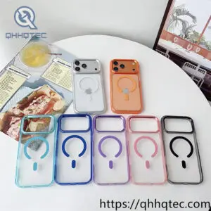 wholesale clear magnetic case for iphone 17 pro/18 pro max | funda transparente