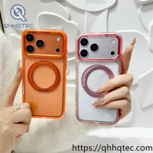 wholesale color frame magnetic case for iphone 17/18 pro max | funda magsafe