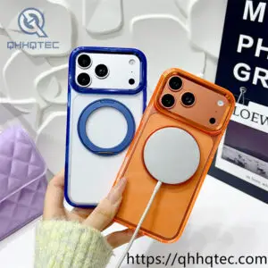 wholesale color frame magnetic case for iphone 17/18 pro max | funda magsafe
