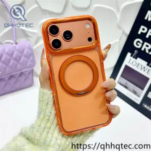 wholesale color frame magnetic case for iphone 17/18 pro max | funda magsafe