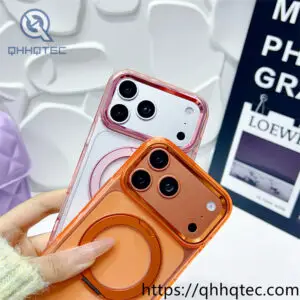 wholesale color frame magnetic case for iphone 17/18 pro max | funda magsafe