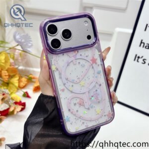 wholesale graphic magnetic case for iphone 17 pro/18 pro max | funda acrílica