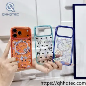wholesale graphic magnetic case for iphone 17 pro/18 pro max | funda acrílica
