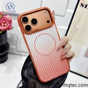 wholesale carbon fiber magnetic case for iphone 18 pro max | funda magsafe