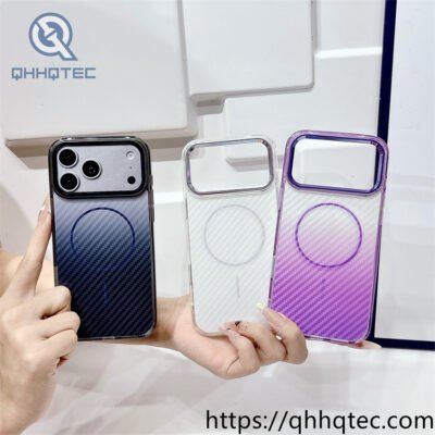 wholesale carbon fiber magnetic case for iphone 18 pro max | funda magsafe