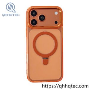 wholesale clear ring stand magnetic case for iphone 18 pro | funda transparente