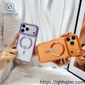 wholesale metal ring magnetic case for iphone 18 pro max | funda magsafe