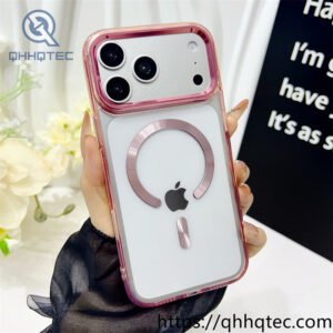 wholesale metal ring magnetic case for iphone 18 pro max | funda magsafe