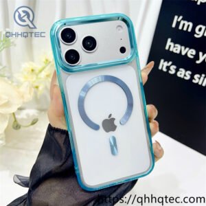 wholesale metal ring magnetic case for iphone 18 pro max | funda magsafe